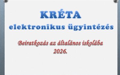 Általános iskolai beiratkozás